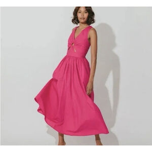 magenta Cleobella Charaya Ankle Dress in size XS.